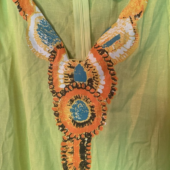 INC Yellow Linen Maxi Dress. Medium. NWT. - Picture 2 of 6